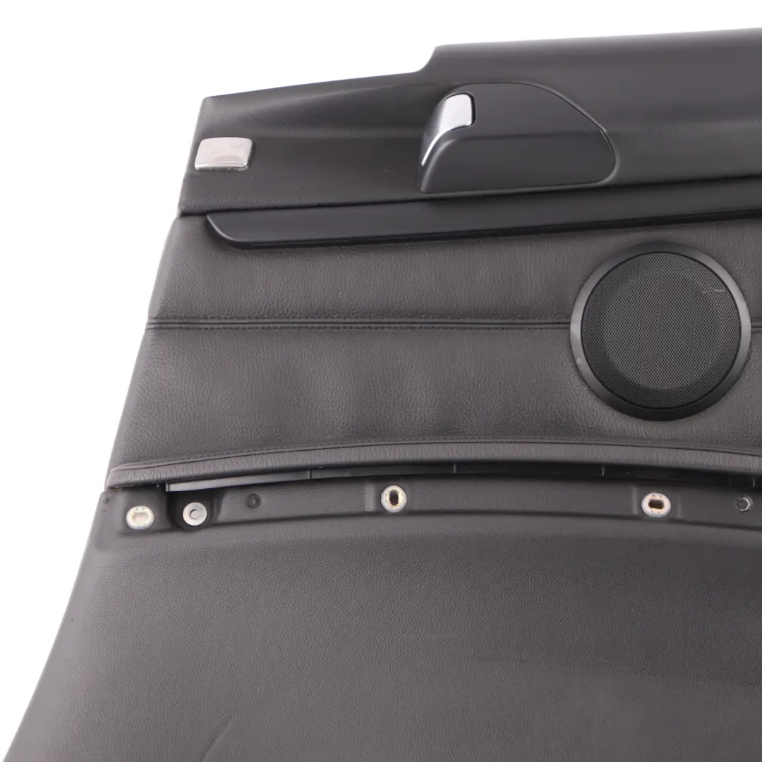 BMW E92 Rear Right O/S Lateral Trim Panel Lining Black Leather Dakota - SKU 7218820-1 - Part number 7218820