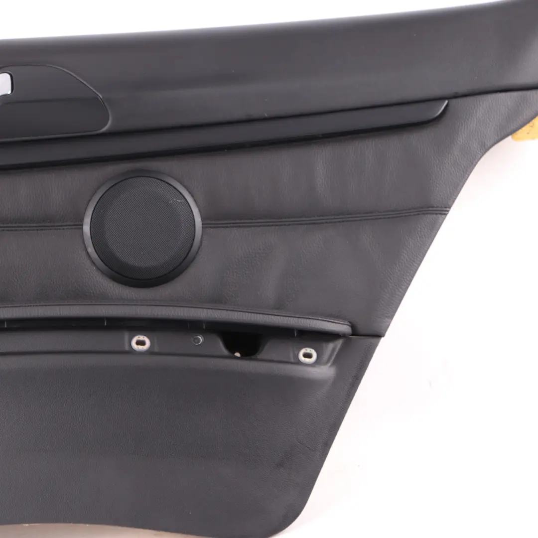 BMW E92 Rear Right O/S Lateral Trim Panel Lining Black Leather Dakota - SKU 7218820-1 - Part number 7218820