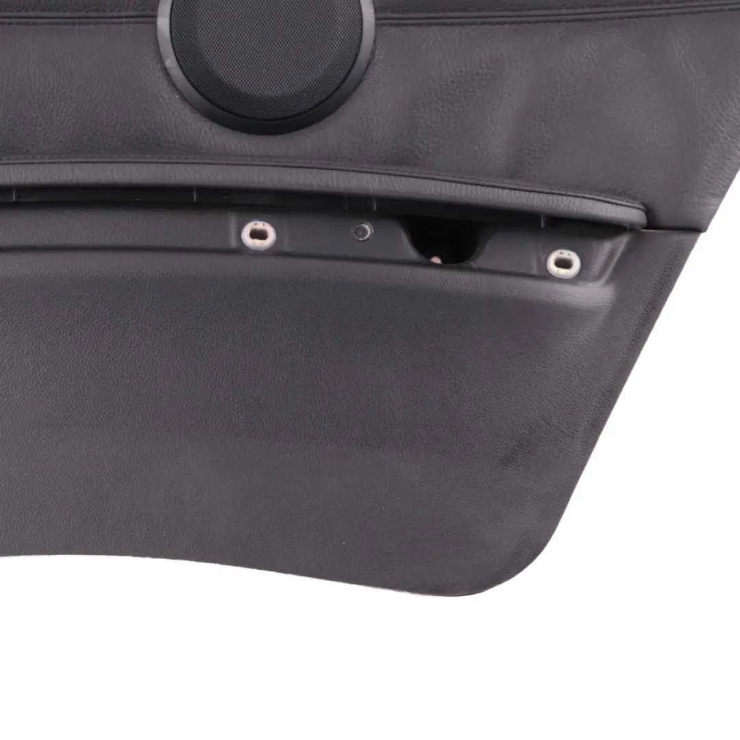 BMW E92 Rear Right O/S Lateral Trim Panel Lining Black Leather Dakota - SKU 7218820-1 - Part number 7218820