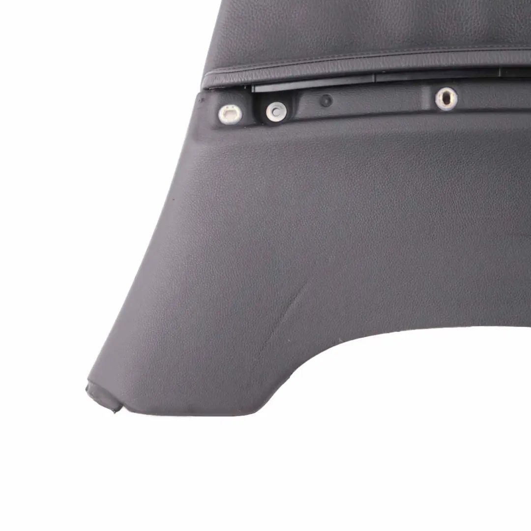 BMW E92 Rear Right O/S Lateral Trim Panel Lining Black Leather Dakota - SKU 7218820-1 - Part number 7218820