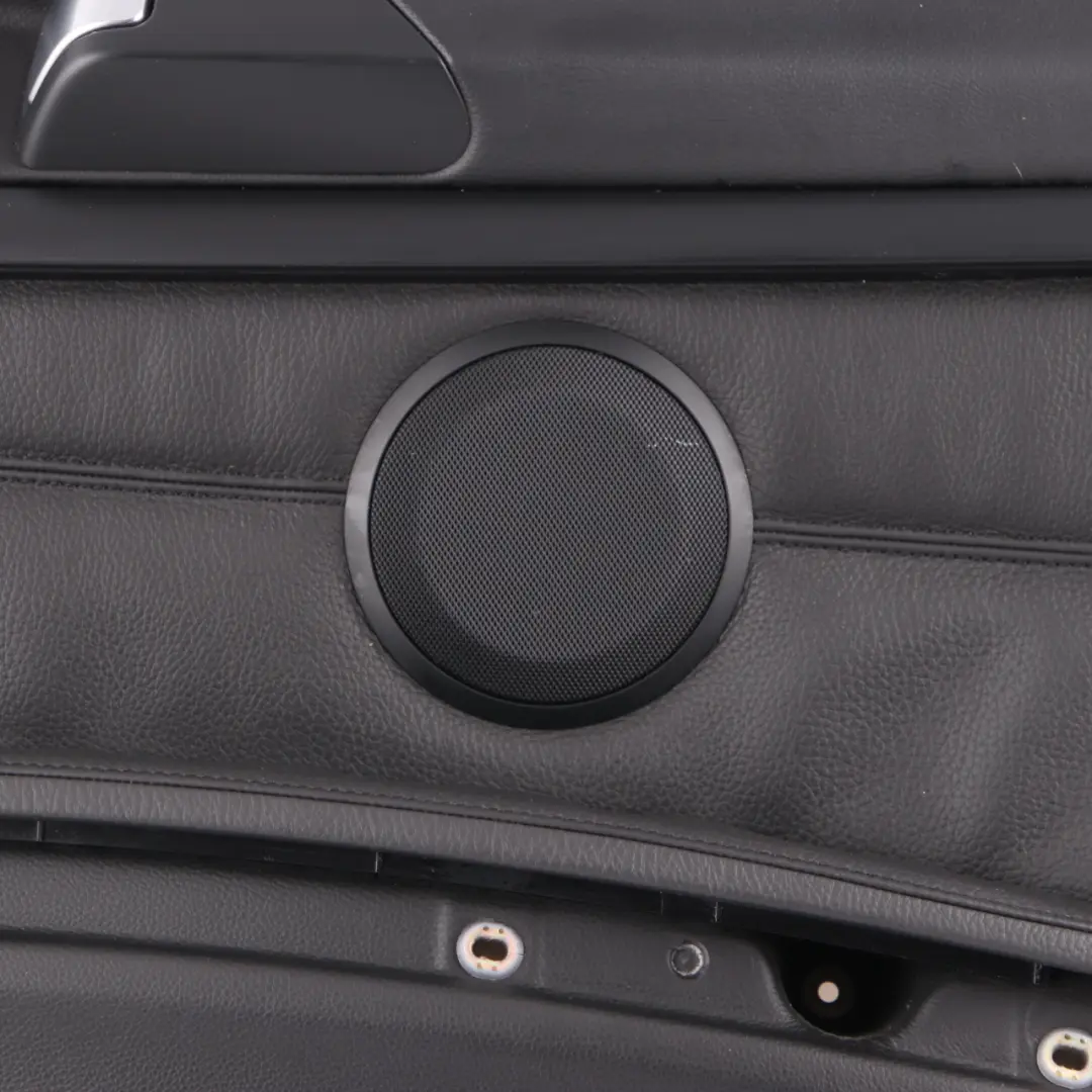 Right O/S Lateral Trim Panel Lining Black Leather Dakota to BMW E92 Rear with Part number 7218820 BMW E92 Rear Right O/S Lateral Trim Panel Lining Black Leather Dakota - SKU 7218820-1 - Part number 7218820