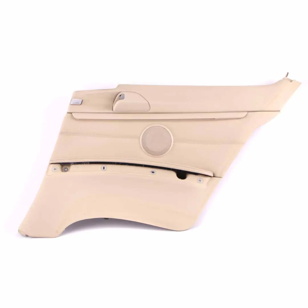 Lateral Trim Panel Rear Right O/S Lining Cream Beige Leather to BMW E92 with Part number 7218824 BMW E92 Lateral Trim Panel Rear Right O/S Lining Cream Beige Leather - SKU 7218824-1 - Part number 7218824