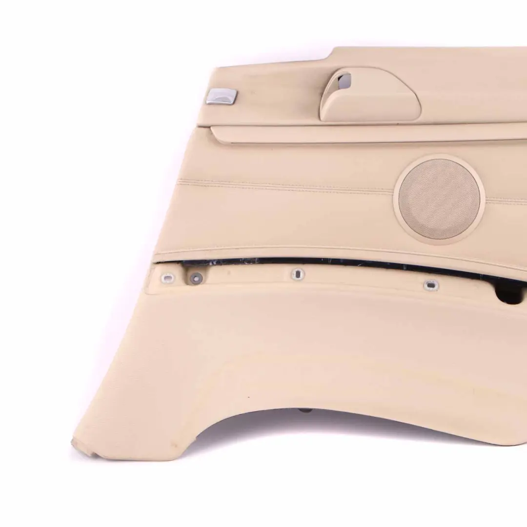 Lateral Trim Panel Rear Right O/S Lining Cream Beige Leather to BMW E92 with Part number 7218824 BMW E92 Lateral Trim Panel Rear Right O/S Lining Cream Beige Leather - SKU 7218824-1 - Part number 7218824