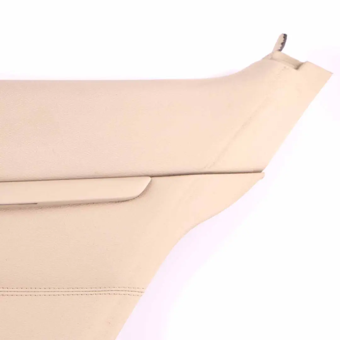 Lateral Trim Panel Rear Right O/S Lining Cream Beige Leather to BMW E92 with Part number 7218824 BMW E92 Lateral Trim Panel Rear Right O/S Lining Cream Beige Leather - SKU 7218824-1 - Part number 7218824