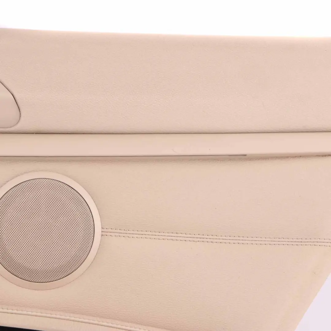 Lateral Trim Panel Rear Right O/S Lining Cream Beige Leather to BMW E92 with Part number 7218824 BMW E92 Lateral Trim Panel Rear Right O/S Lining Cream Beige Leather - SKU 7218824-1 - Part number 7218824