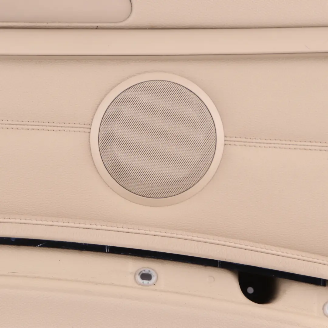 Lateral Trim Panel Rear Right O/S Lining Cream Beige Leather to BMW E92 with Part number 7218824 BMW E92 Lateral Trim Panel Rear Right O/S Lining Cream Beige Leather - SKU 7218824-1 - Part number 7218824