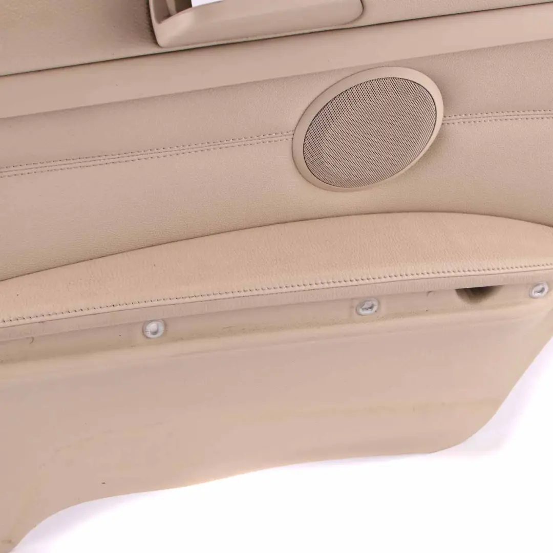Lateral Trim Panel Rear Right O/S Lining Cream Beige Leather to BMW E92 with Part number 7218824 BMW E92 Lateral Trim Panel Rear Right O/S Lining Cream Beige Leather - SKU 7218824-1 - Part number 7218824