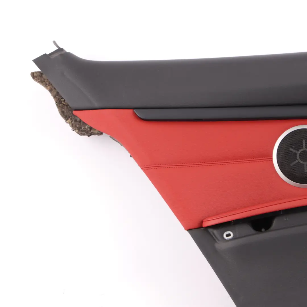 Lateral Trim Panel Rear Left N/S Side Cover Lining Red Leather to BMW E92 with Part number 7218825 BMW E92 Lateral Trim Panel Rear Left N/S Side Cover Lining Red Leather - SKU 7218825-1 - Part number 7218825