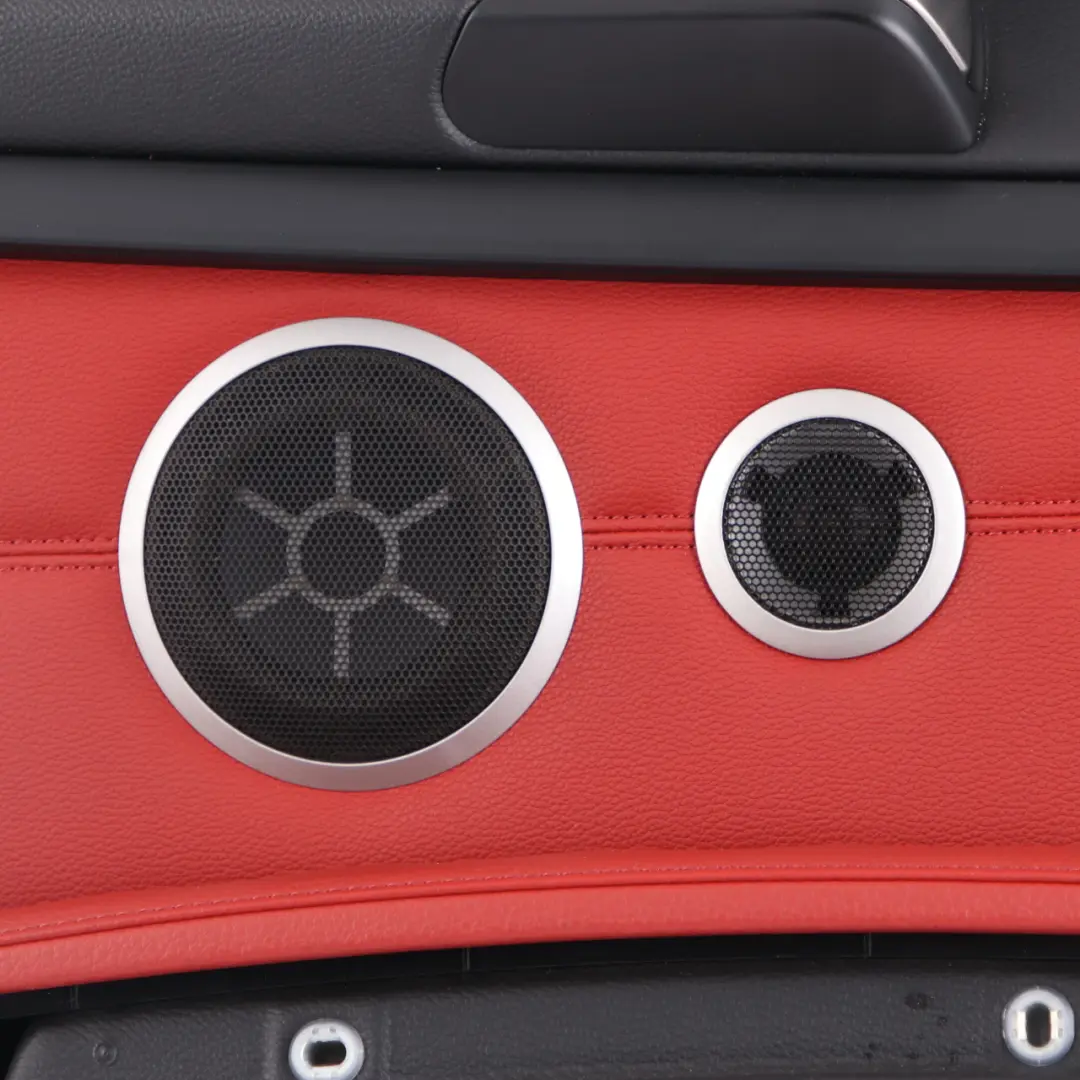 BMW E92 Lateral Trim Panel Rear Left N/S Side Cover Lining Red Leather - SKU 7218825-1 - Part number 7218825