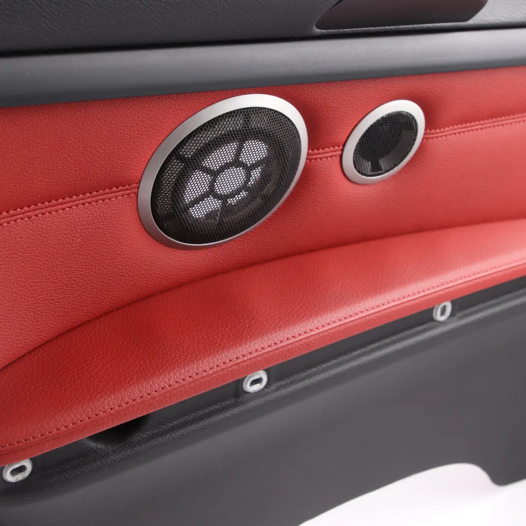 BMW E92 Lateral Trim Panel Rear Left N/S Side Cover Lining Red Leather - SKU 7218825-1 - Part number 7218825