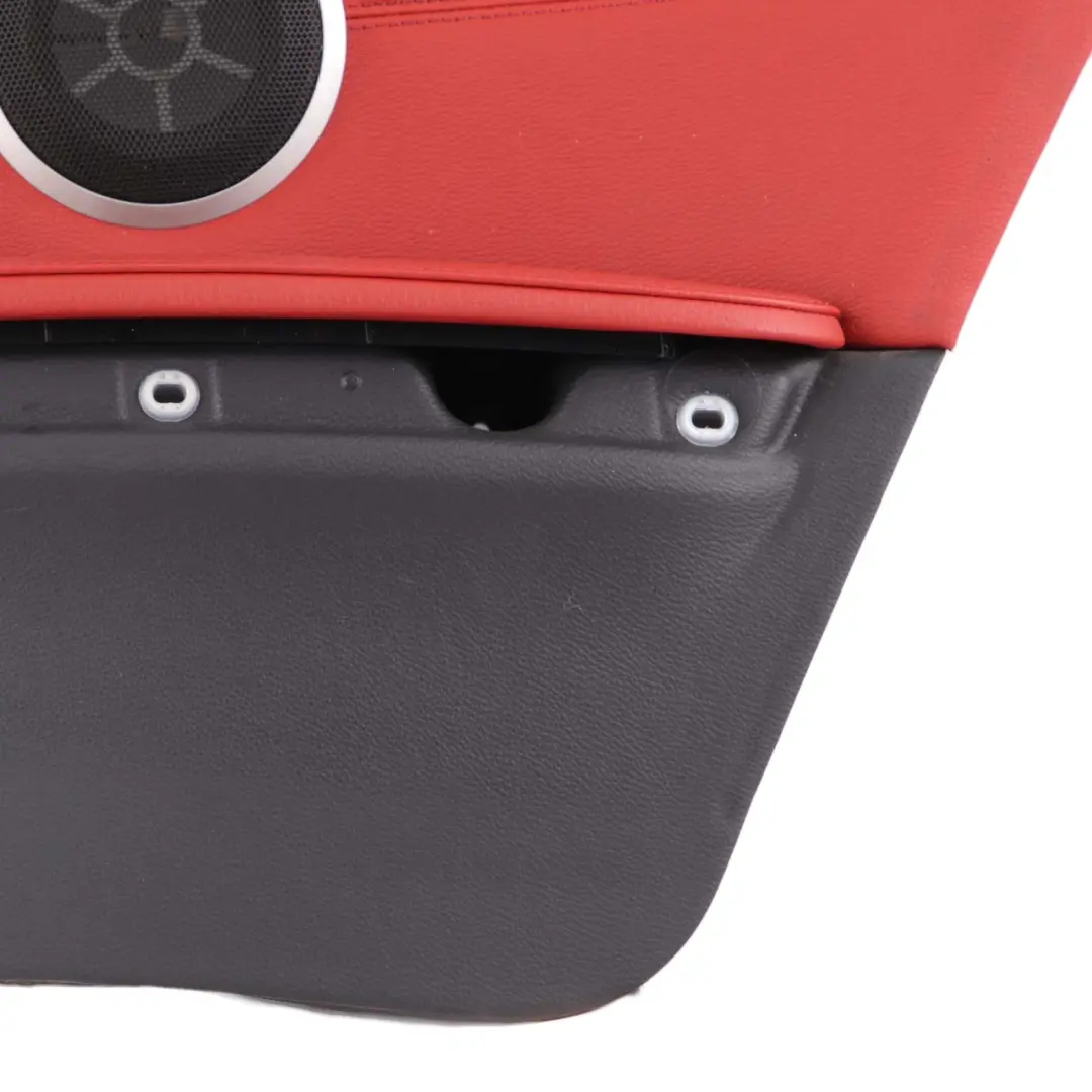 Lateral Trim Panel Rear Right O/S Cover Lining HiFi Red Leather to BMW E92 with Part number 7218826 BMW E92 Lateral Trim Panel Rear Right O/S Cover Lining HiFi Red Leather - SKU 7218826-1 - Part number 7218826