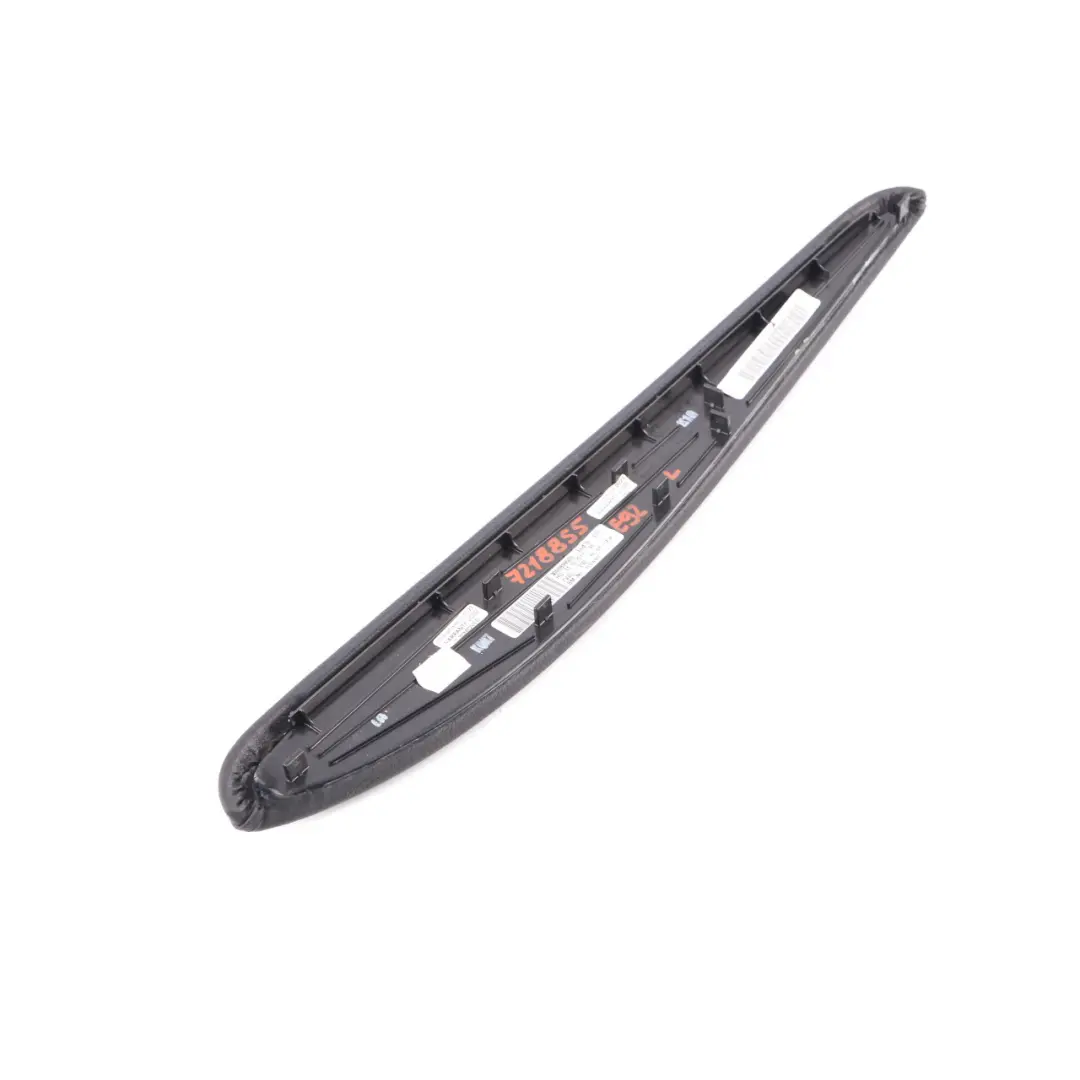 Rear Armrest BMW E92 E93 Quarter Door Card Left N/S Panel Leather Dakota Black - SKU 7218855 - Part number 7218855