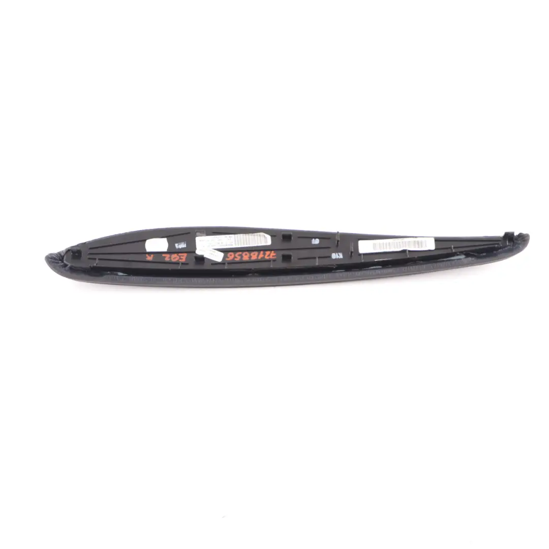  Apoyabrazos trasero BMW E92 E93 puerta derecha Panel cuero Dakota Negro - SKU 7218856 - Número de pieza 7218856