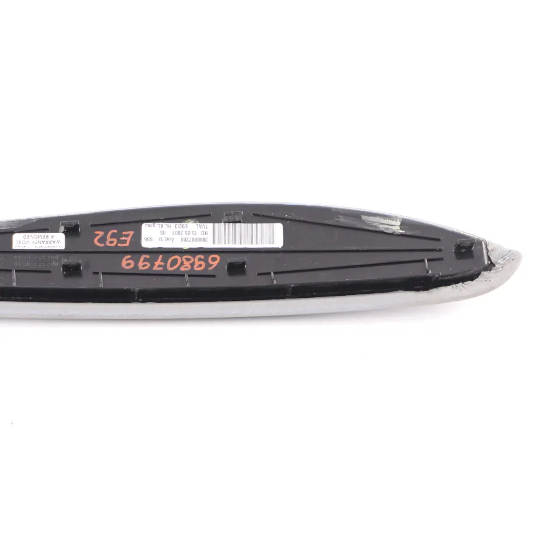BMW E92 E93 Bracciolo Posteriore Pannello Porta Sinistro Pelle Dakota Grigio - SKU 7218857 - Numero di parte 7218857