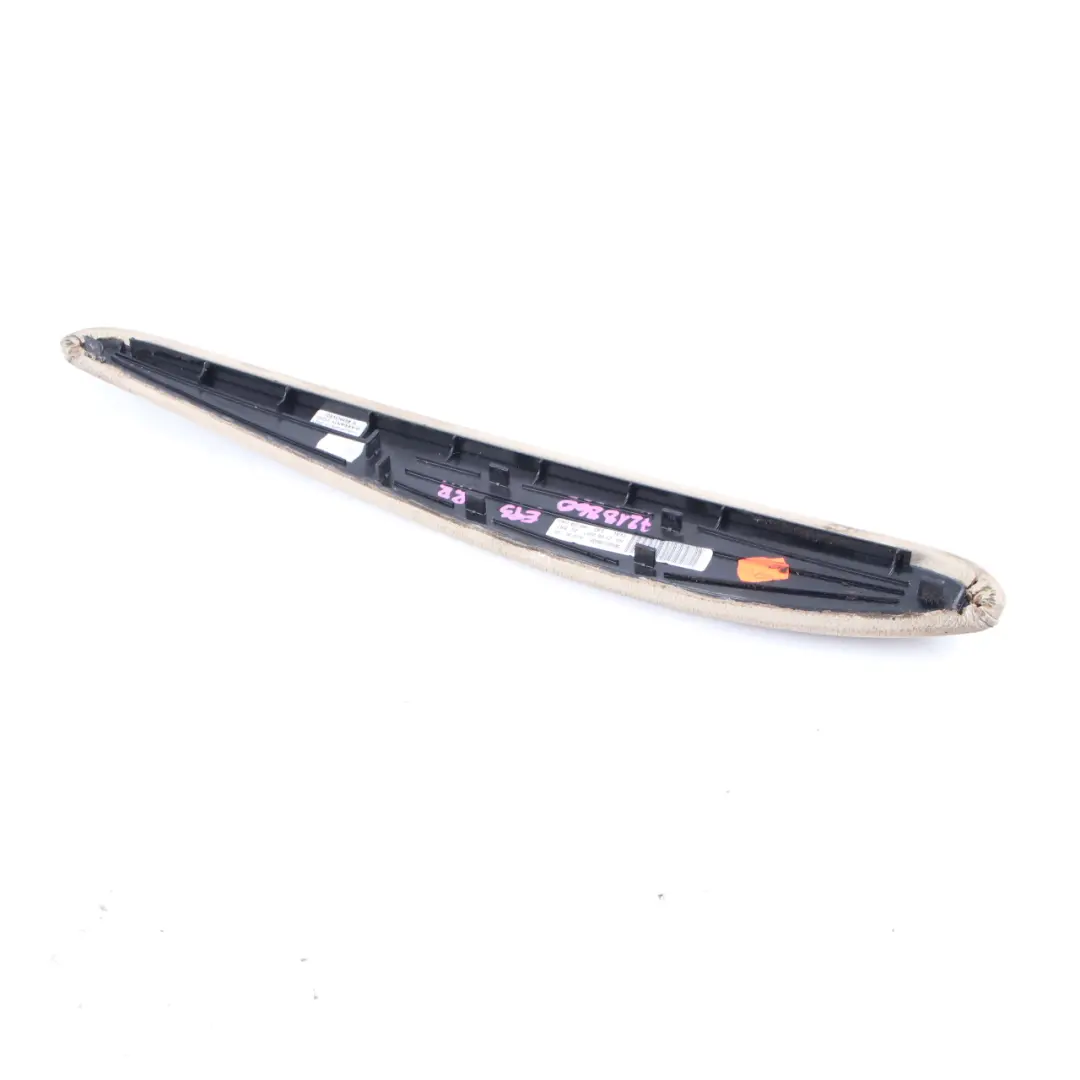 Rear Armrest BMW E92 E93 Upper Section Right O/S Panel Leather Dakota Creambeige - SKU 7218860 - Part number 7218860