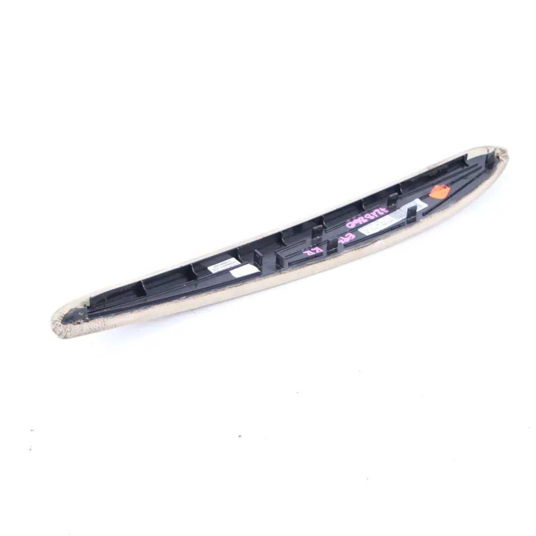 Rear Armrest BMW E92 E93 Upper Section Right O/S Panel Leather Dakota Creambeige - SKU 7218860 - Part number 7218860
