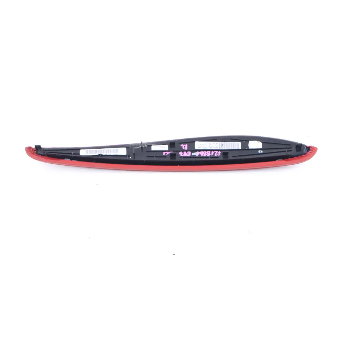 Rear Armrest BMW E92 E93 Upper Section Left N/S Panel Leather Dakota Korallrot - SKU 7218861 - Part number 7218861