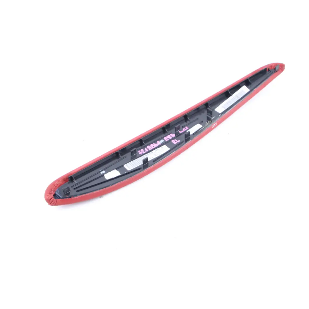 Rear Armrest BMW E92 E93 Upper Section Left N/S Panel Leather Dakota Korallrot - SKU 7218861 - Part number 7218861