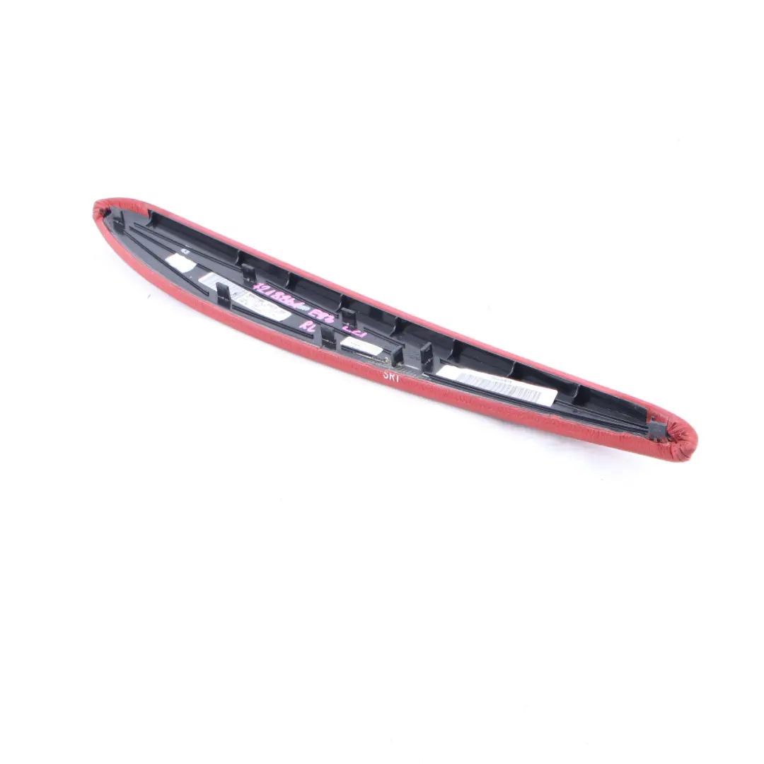 Rear Armrest BMW E92 E93 Upper Section Left N/S Panel Leather Dakota Korallrot - SKU 7218861 - Part number 7218861