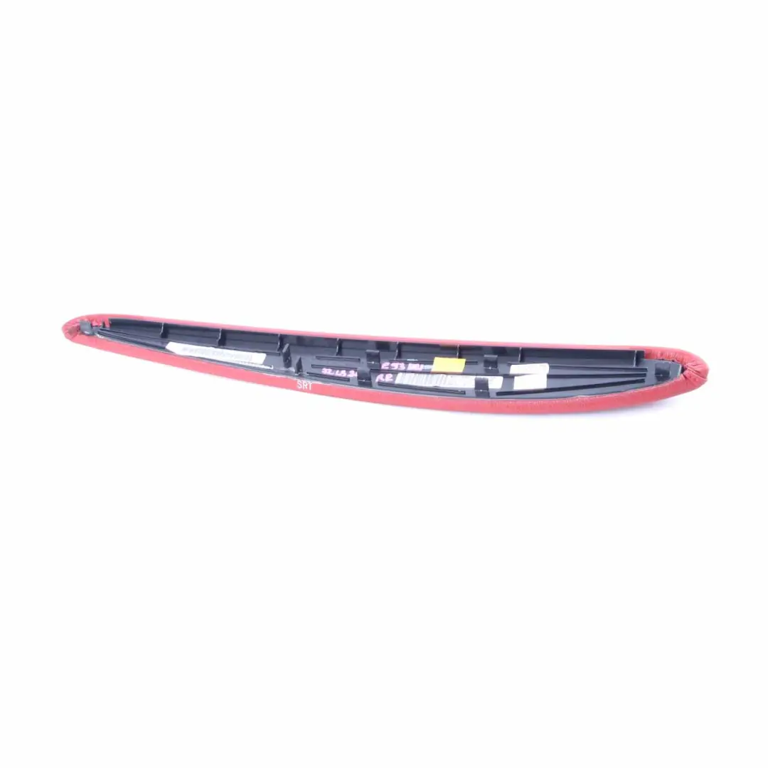 BMW E92 E93 accoudoir supérieur arrière droit cuir rouge corail - SKU 7218862 - Numéro de pièce 7218862