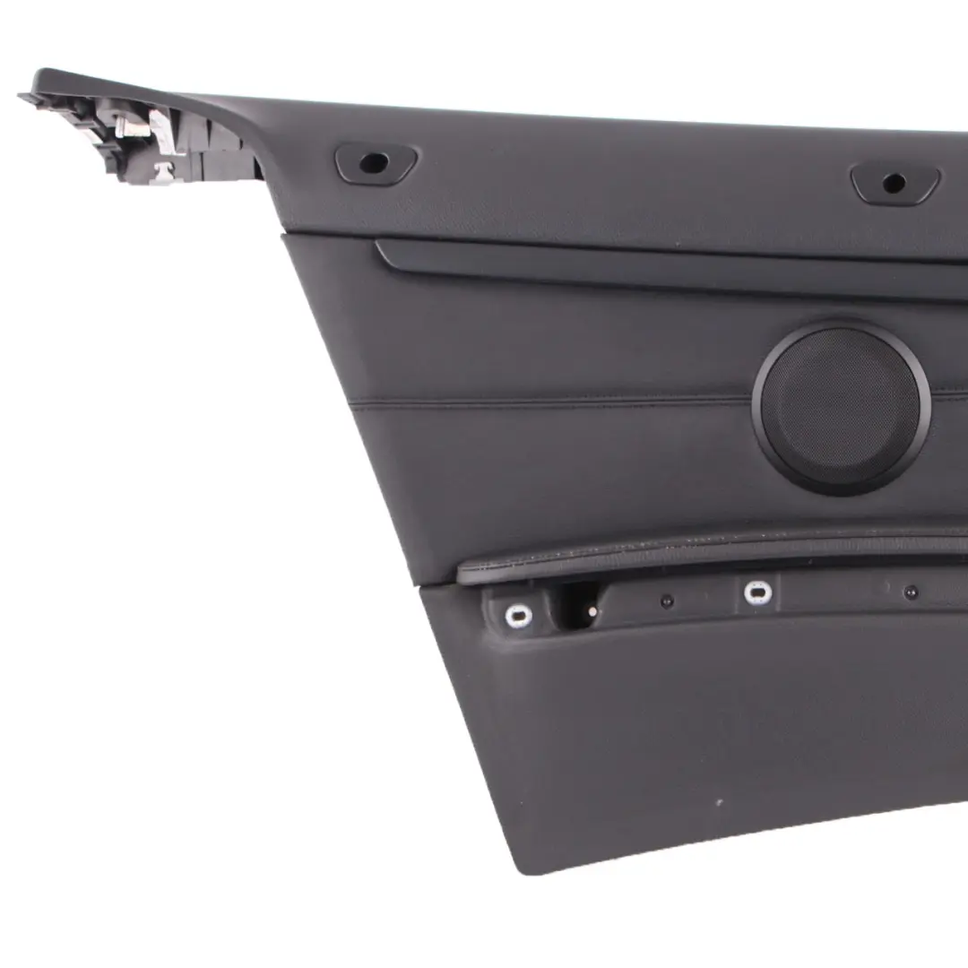 Left N/S Lateral Trim Panel Lining Black Leather Dakota to BMW 3 E93 Cabrio 1 Rear with Part number 7218927 BMW 3 E93 Cabrio 1 Rear Left N/S Lateral Trim Panel Lining Black Leather Dakota - SKU 7218927-1 - Part number 7218927