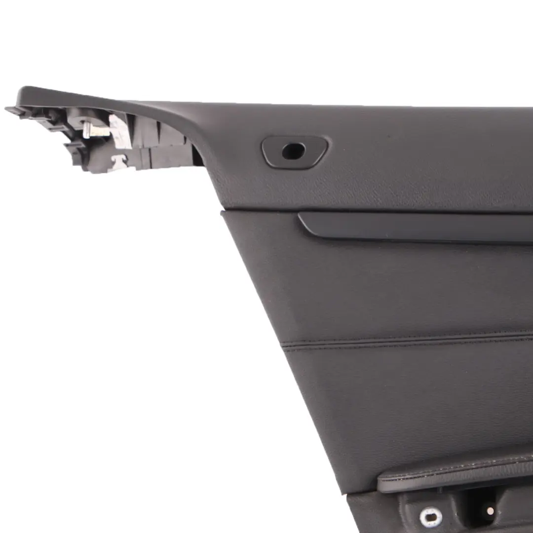 Left N/S Lateral Trim Panel Lining Black Leather Dakota to BMW 3 E93 Cabrio 1 Rear with Part number 7218927 BMW 3 E93 Cabrio 1 Rear Left N/S Lateral Trim Panel Lining Black Leather Dakota - SKU 7218927-1 - Part number 7218927