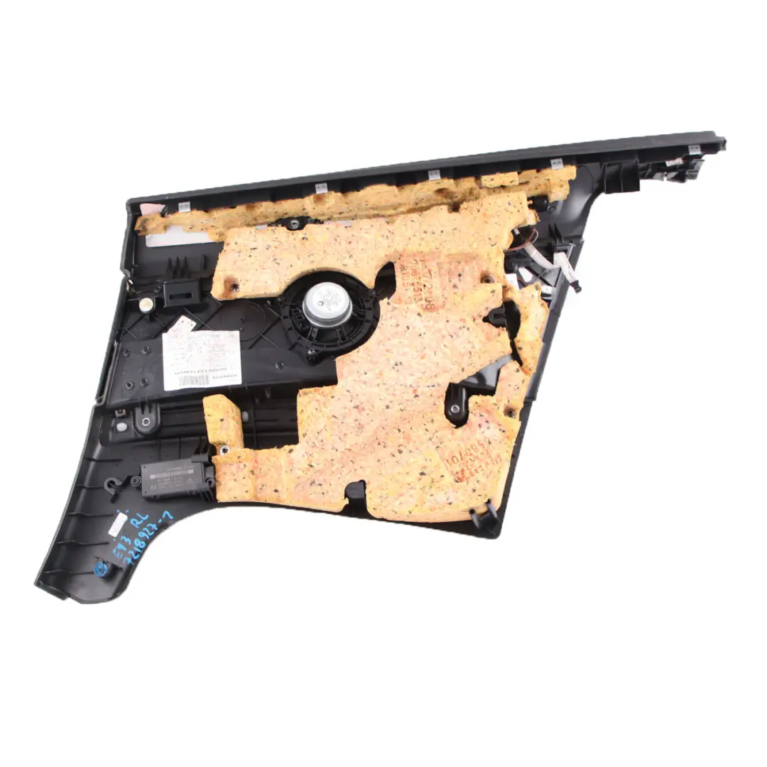 BMW 3 E93 Cabrio 1 Rear Left N/S Lateral Trim Panel Lining Black Leather Dakota - SKU 7218927-1 - Part number 7218927