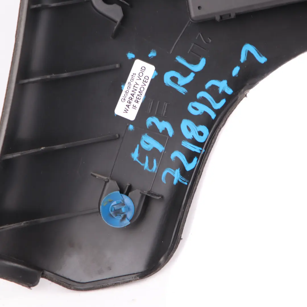 BMW E93 Cabrio Boczek Tapicerka Lewy Tył Skóra - SKU 7218927-1 - Numer Części 7218927