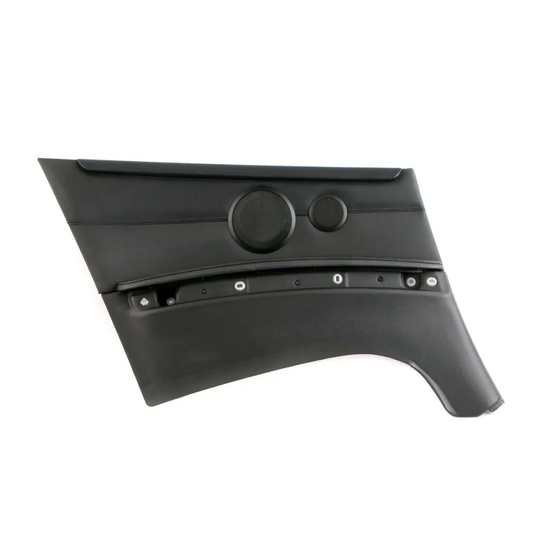 Left N/S Lateral Trim Panel Lining Black Leather Dakota to BMW 3 E93 Cabrio 2 Rear with Part number 7218927 BMW 3 E93 Cabrio 2 Rear Left N/S Lateral Trim Panel Lining Black Leather Dakota - SKU 7218927-2 - Part number 7218927