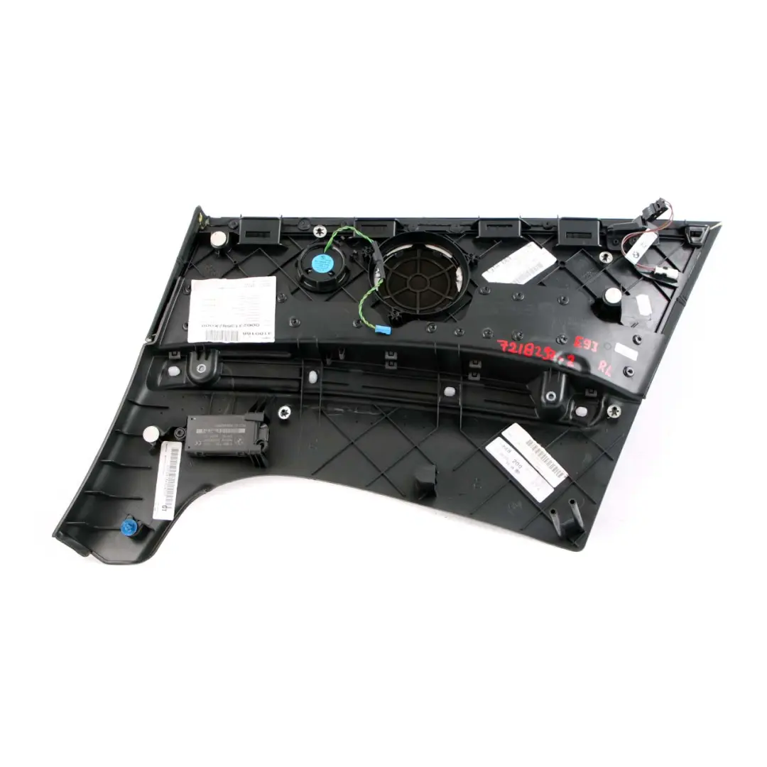BMW 3 E93 Cabrio 2 Rear Left N/S Lateral Trim Panel Lining Black Leather Dakota - SKU 7218927-2 - Part number 7218927