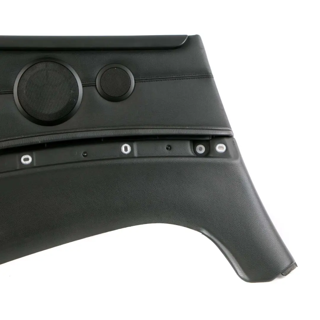 Pannello Rivestimento Posteriore Sinistro Laterale In Pelle Nera Dakota per BMW E93 con numero di parte 7218927 BMW E93 Pannello Rivestimento Posteriore Sinistro Laterale In Pelle Nera Dakota - SKU 7218927-2 - Numero di parte 7218927