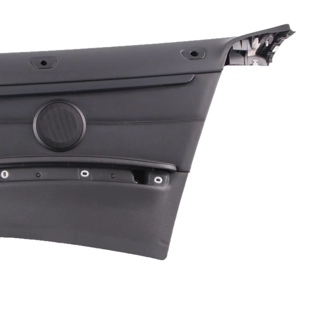 Right O/S Lateral Trim Panel Lining Black Leather Dakota to BMW 3 E93 Cabrio Rear with Part number 7218928 BMW 3 E93 Cabrio Rear Right O/S Lateral Trim Panel Lining Black Leather Dakota - SKU 7218928-1 - Part number 7218928