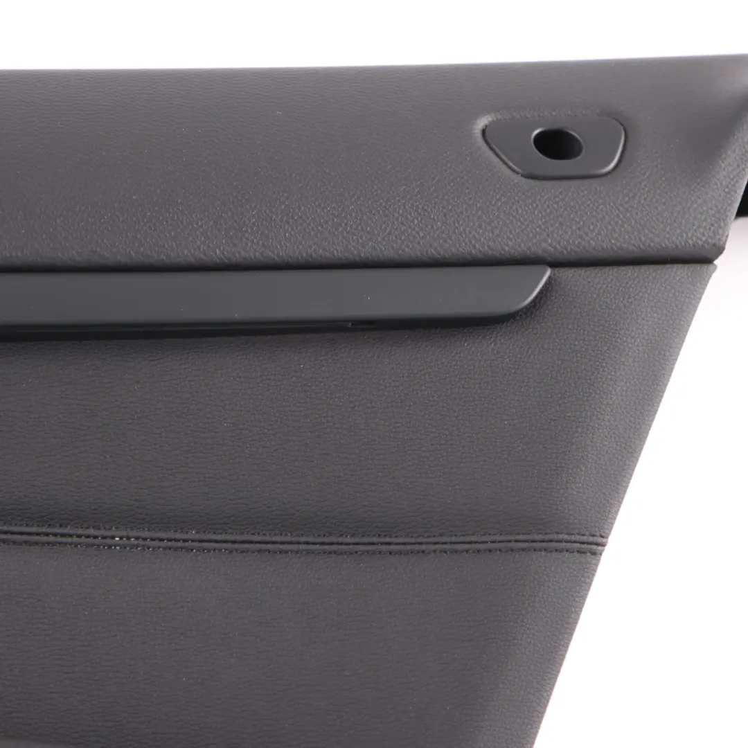 Right O/S Lateral Trim Panel Lining Black Leather Dakota to BMW 3 E93 Cabrio Rear with Part number 7218928 BMW 3 E93 Cabrio Rear Right O/S Lateral Trim Panel Lining Black Leather Dakota - SKU 7218928-1 - Part number 7218928