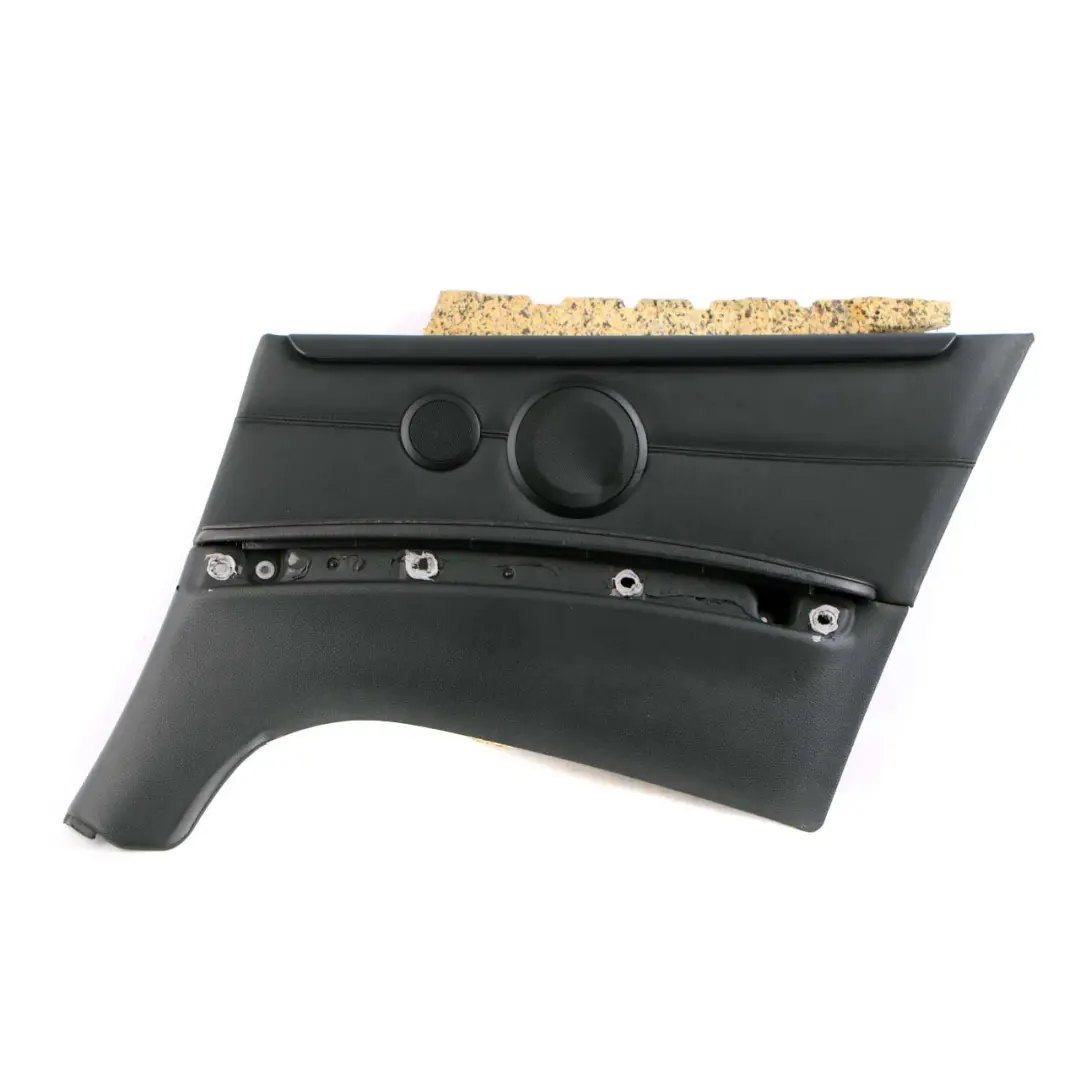 Right O/S Lateral Trim Panel Lining Black Leather to BMW 3 E93 2 Cabrio Rear with Part number 7218928 BMW 3 E93 2 Cabrio Rear Right O/S Lateral Trim Panel Lining Black Leather - SKU 7218928-2 - Part number 7218928