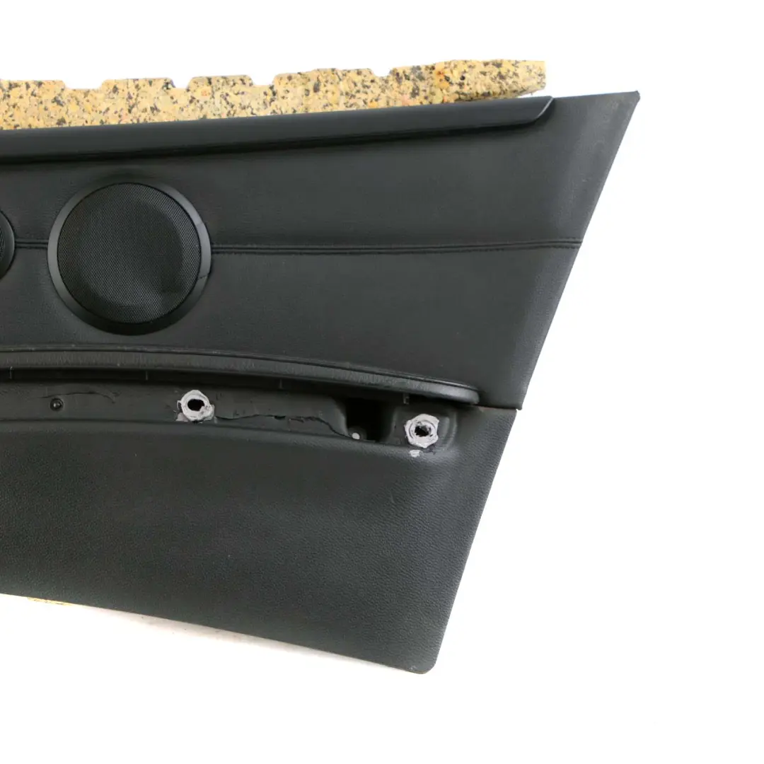 BMW E93 Cabrio Pannello Rivestimento Laterale O/S Posteriore Destro Pelle Nera - SKU 7218928-2 - Numero di parte 7218928