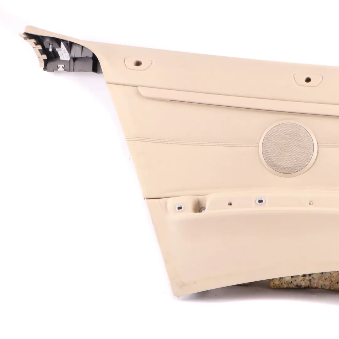 Lateral Trim Panel BMW E93 Cabrio Rear Left N/S Card Lining Leather Cream Beige to with Part number 7218931 Lateral Trim Panel BMW E93 Cabrio Rear Left N/S Card Lining Leather Cream Beige - SKU 7218931 - Part number 7218931