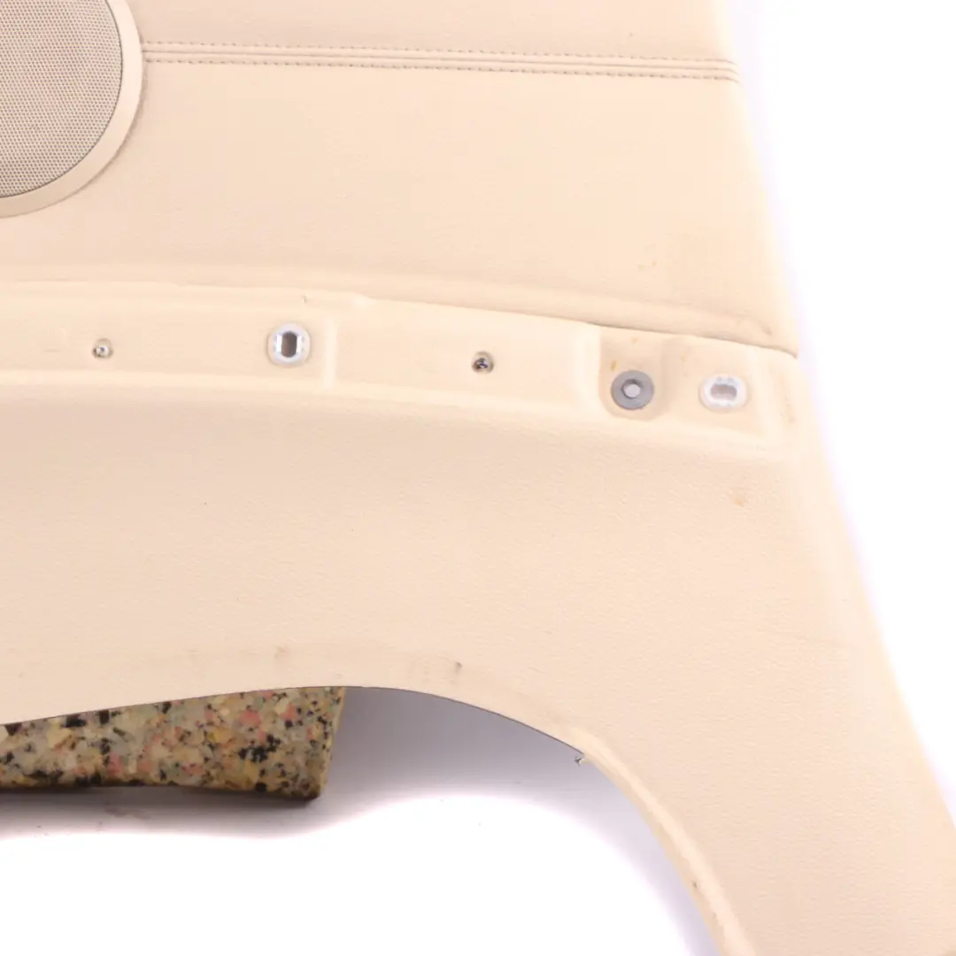 Lateral Trim Panel BMW E93 Cabrio Rear Left N/S Card Lining Leather Cream Beige to with Part number 7218931 Lateral Trim Panel BMW E93 Cabrio Rear Left N/S Card Lining Leather Cream Beige - SKU 7218931 - Part number 7218931