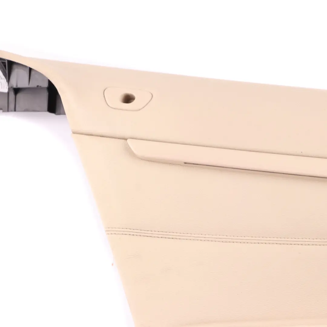  Lateral Trim Panel BMW E93 Cabrio Rear Left N/S Card Lining Leather Cream Beige - SKU 7218931 - Part number 7218931