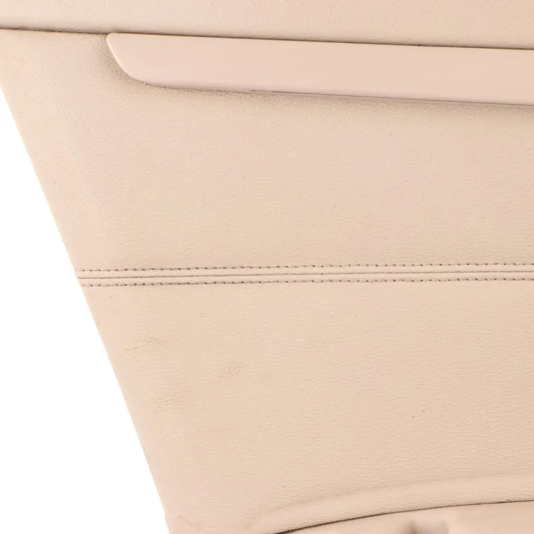  Lateral Trim Panel BMW E93 Cabrio Rear Left N/S Card Lining Leather Cream Beige - SKU 7218931 - Part number 7218931