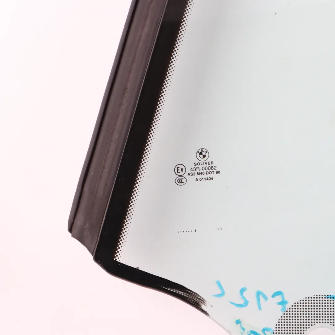 Szyba Boczna Lewy Tył Lewa Tylna AS2 Szyba Zielona do BMW F12 Cabrio o numerze 7219887 BMW F12 Cabrio Szyba Boczna Lewy Tył Lewa Tylna AS2 Szyba Zielona - SKU 7219887 - Numer Części 7219887