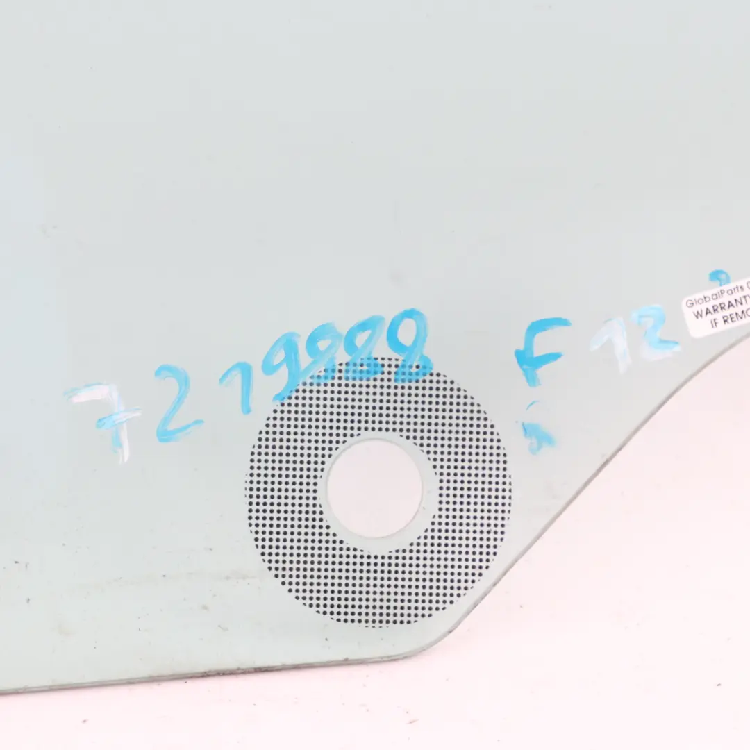  Side Window Glass BMW F12 Cabrio Convertible Rear Right O/S AS2 Glazing - SKU 7219888 - Part number 7219888