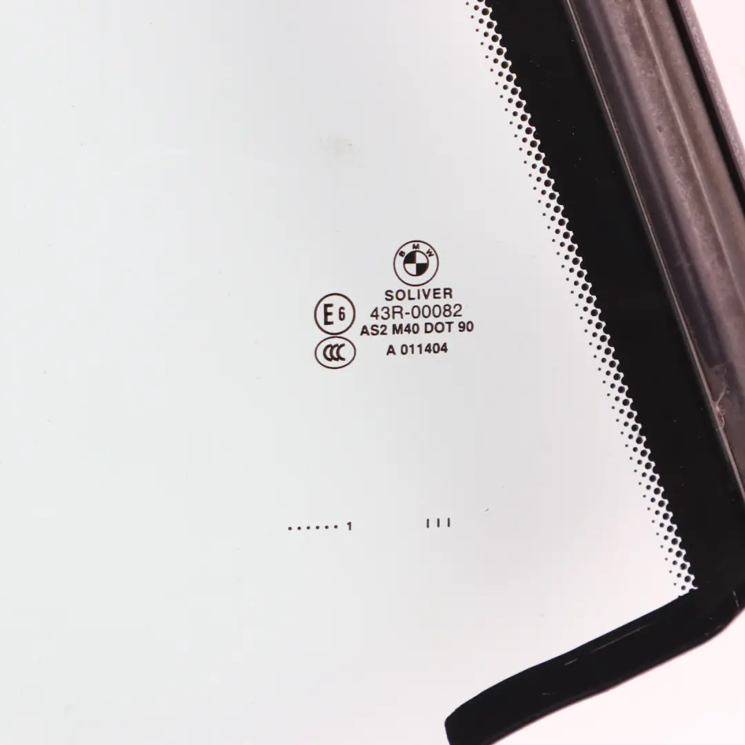  Cristal Ventana Lateral BMW F12 Trasera Derecha AS2 Acristalamiento - SKU 7219888 - Número de pieza 7219888
