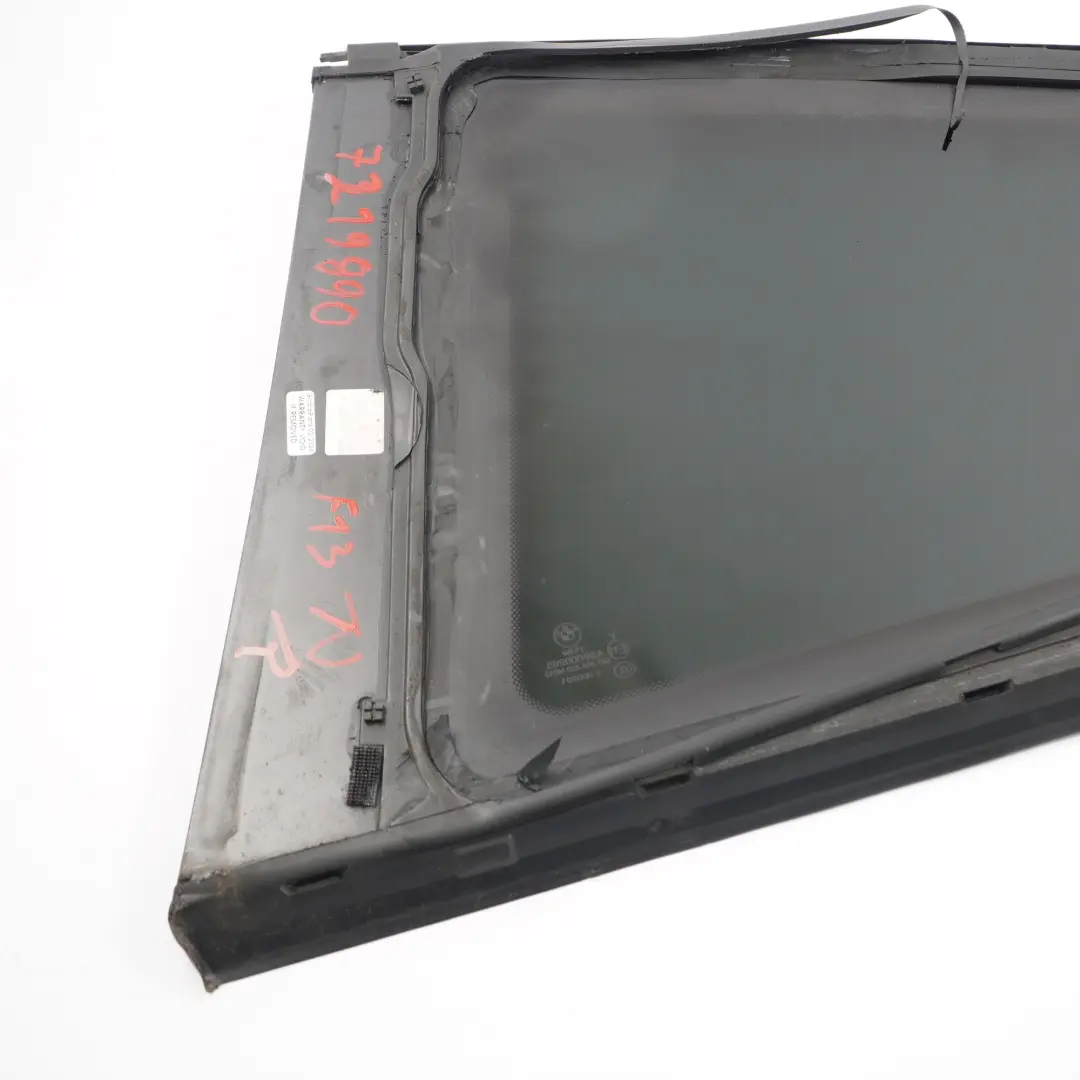 BMW F13 Seiten scheibe Viertel Glas hinten rechts Verglasung grün AS3 - SKU 7219890 - Teilenummer 7219890