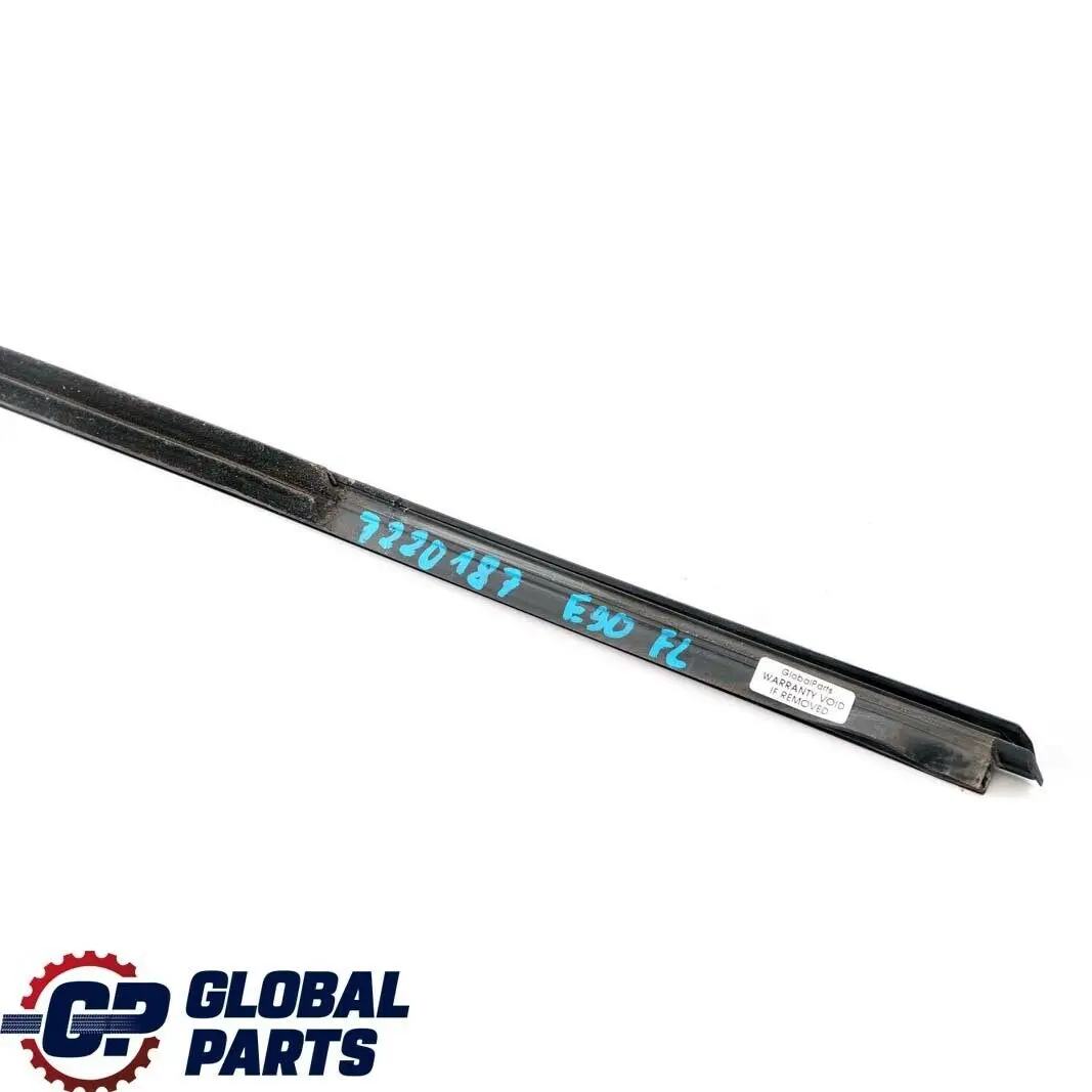 Door Channel Cover BMW E90 E91 Beltline Seal Gasket Rubber Left N/S High Gloss to with Part number 7220187 Door Channel Cover BMW E90 E91 Beltline Seal Gasket Rubber Left N/S High Gloss - SKU 7220187 - Part number 7220187