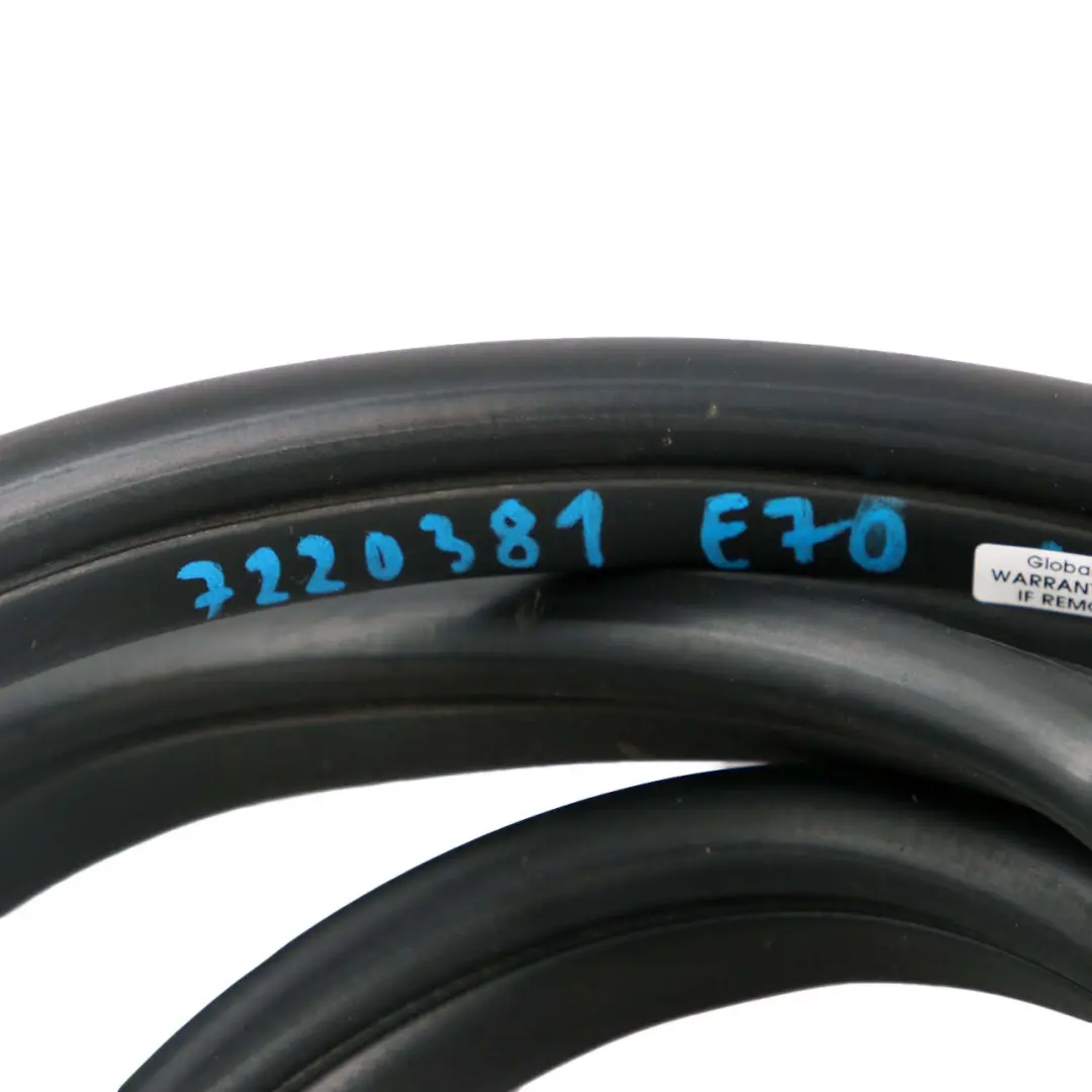  Guarnizione porta BMW X5 E70 paraspruzzi anteriore sinistra destra Nero - SKU 7220381 - Numero di parte 7220381