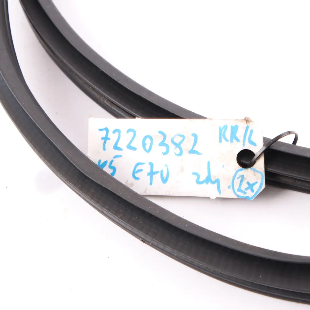  Guarnizione porta BMW X5 E70 paraspruzzi posteriore sinistra destra Nero - SKU 7220382 - Numero di parte 7220382