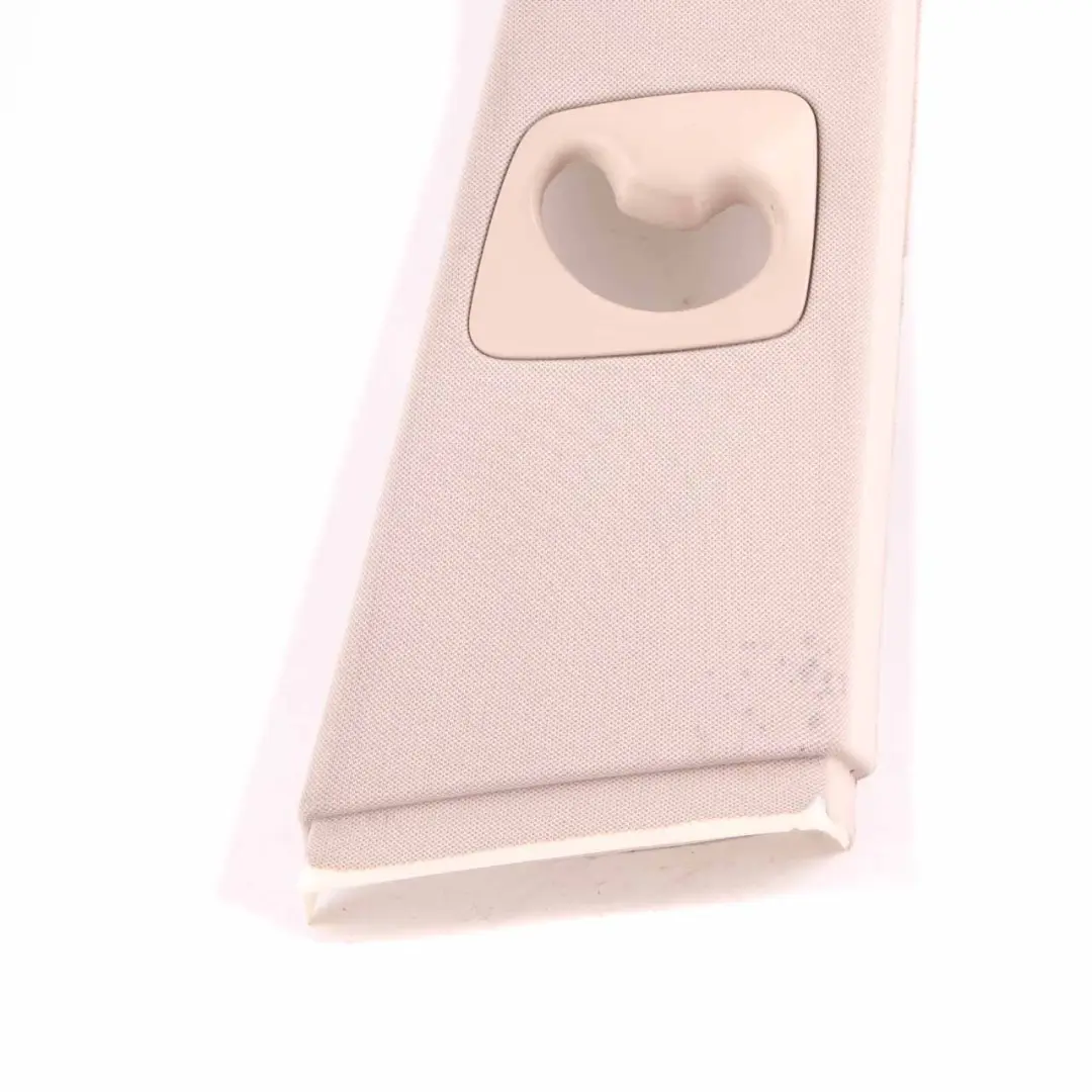Cubierta Columna B Pilar Superior Derecho Oyster para BMW F07 GT con número de pieza 7220574 BMW F07 GT Cubierta Columna B Pilar Superior Derecho Oyster - SKU 7220574 - Número de pieza 7220574