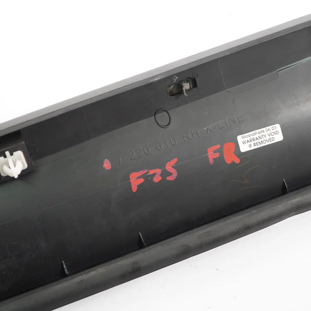 BMW X3 F25 Zierleiste vorne rechts Schwellerleiste X-Line Streifendeckel - SKU 7220610 - Teilenummer 7220610