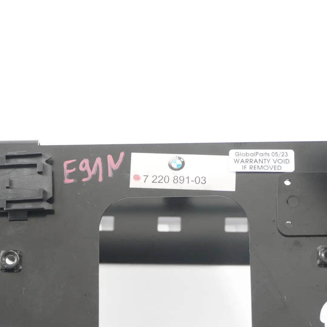 Control Unit Module Support Plate Bracket Carrier Holder to BMW E91 LCI with Part number 7220891 BMW E91 LCI Control Unit Module Support Plate Bracket Carrier Holder - SKU 7220891 - Part number 7220891