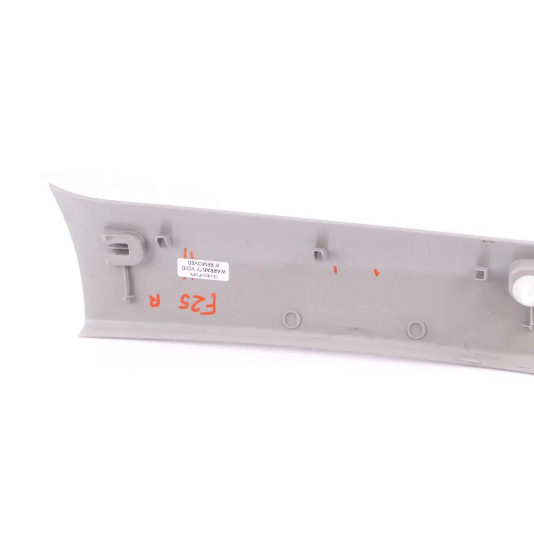 Trunk Lid Panel Trim Rear Right O/S Tailgate Cover Grey to BMW X3 F25 with Part number 7221298 BMW X3 F25 Trunk Lid Panel Trim Rear Right O/S Tailgate Cover Grey - SKU 7221298 - Part number 7221298